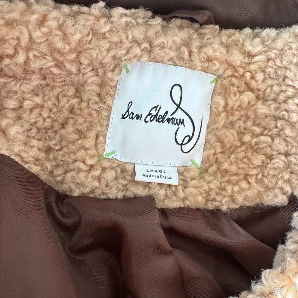 Sam Edelman Piped Teddy Coat - Picture 6 of 6